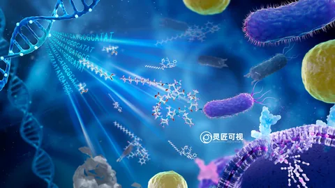 基因编辑技术科研示意图设计