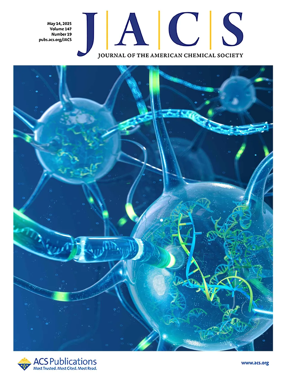 JACS 人工神经元科研封面设计