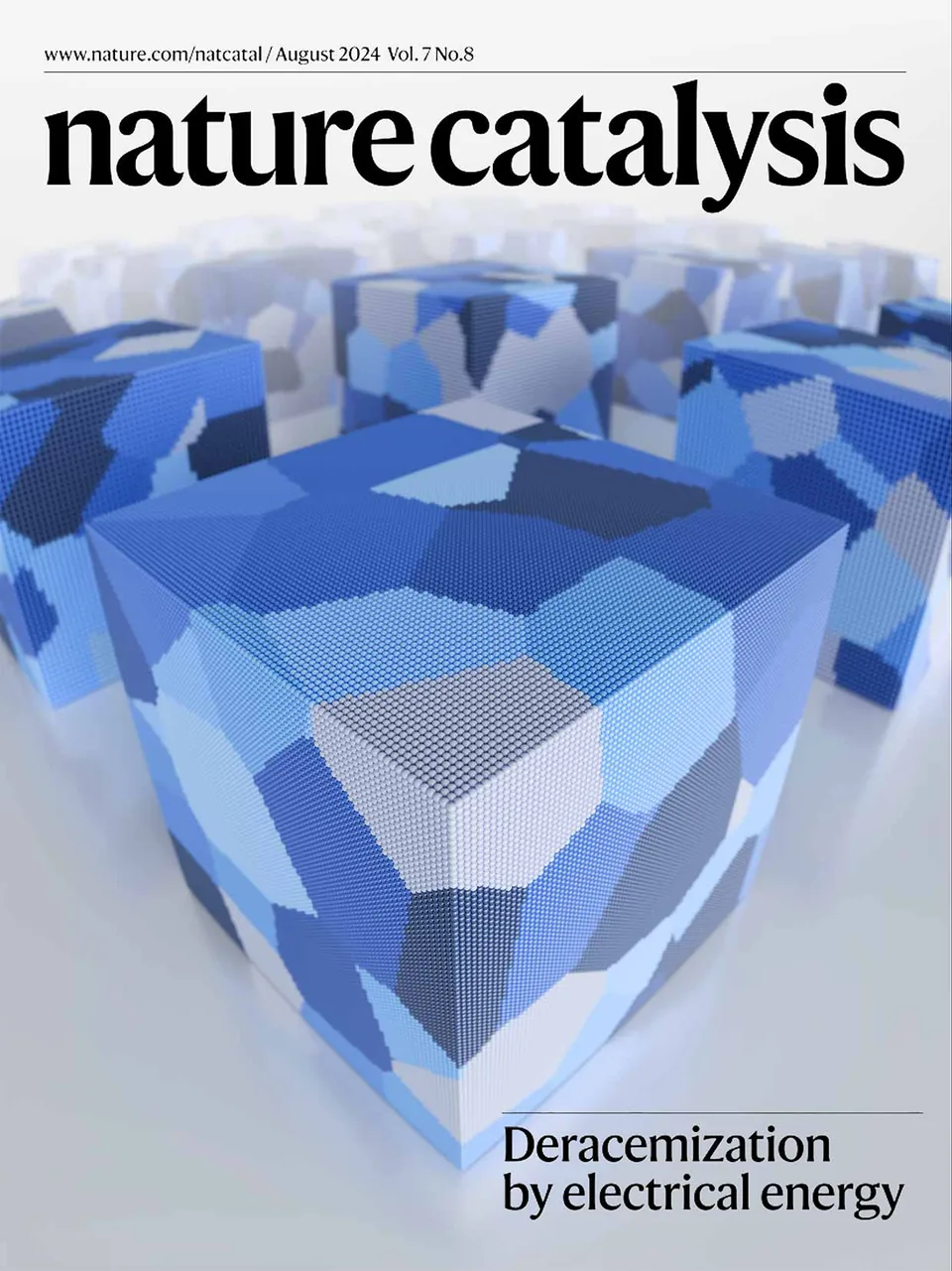 Nature Communications 纳米簇材料封面设计